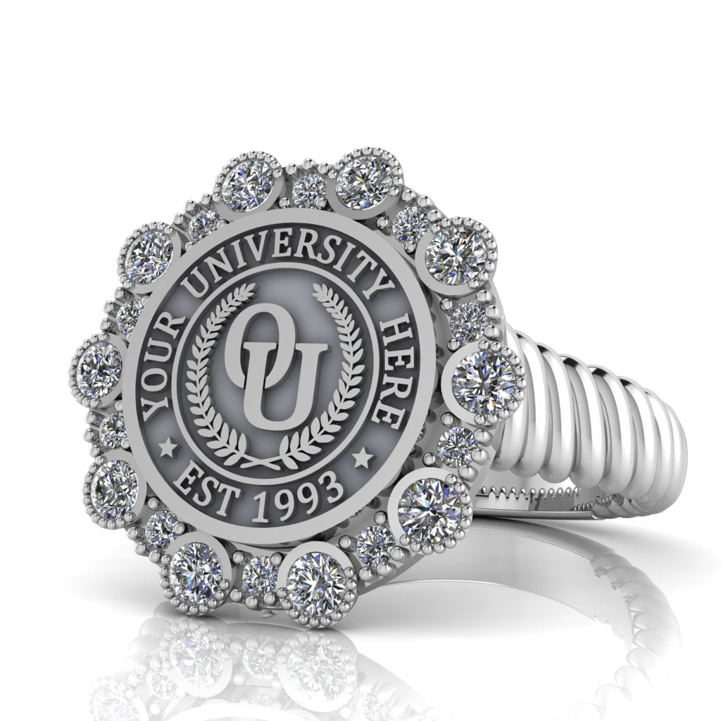 Belgi | Rope Core Band Custom Collage Ring