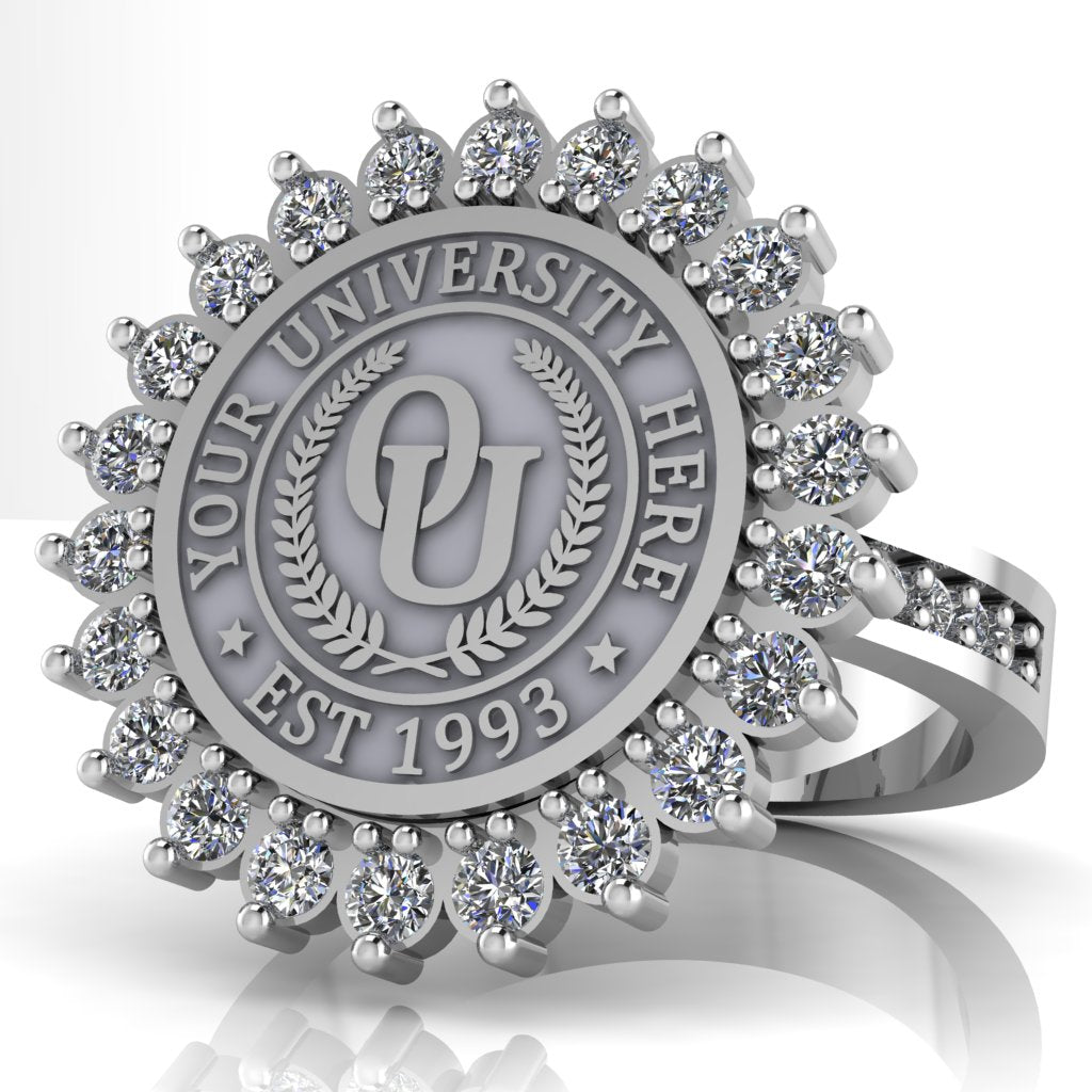 Serku | Channel Core Band Custom College Ring