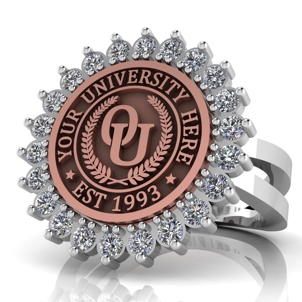 Serku | Knife Edge Band Custom Collage Ring