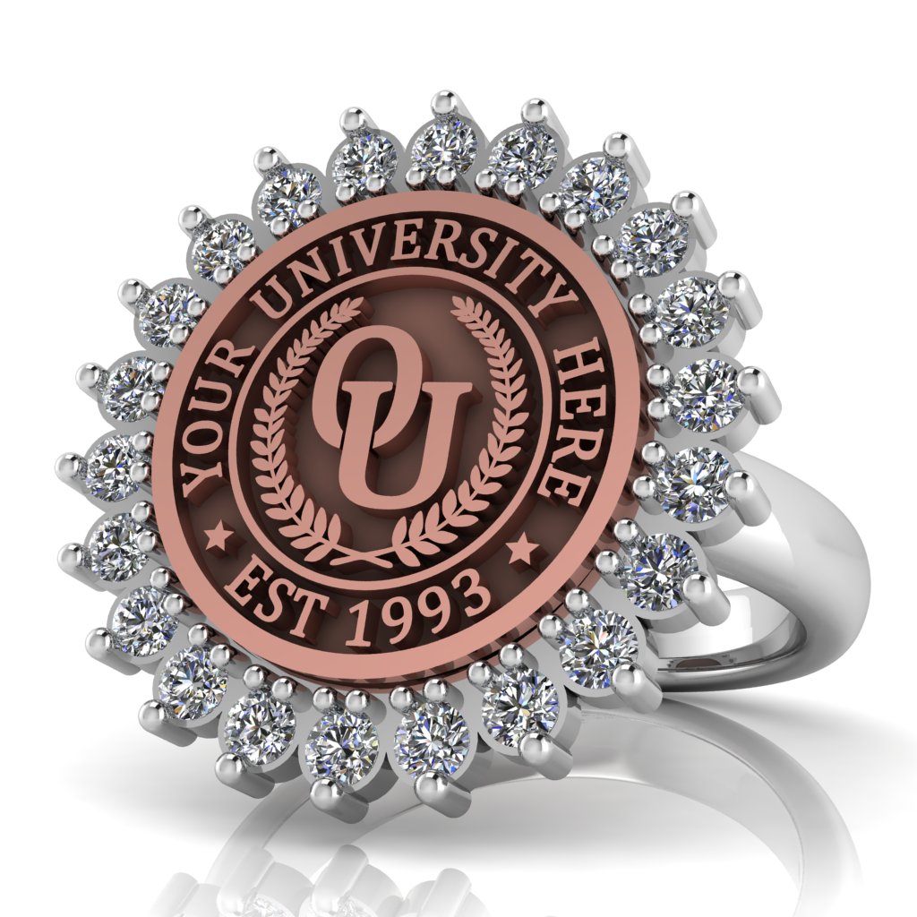 Serku | Classic Dome Band Custom Collage Ring