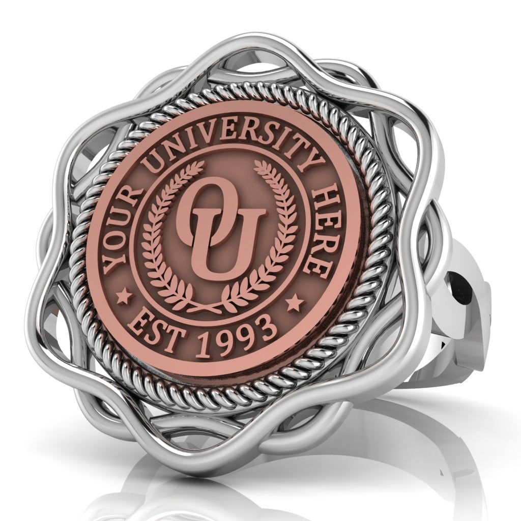 Slanga | Infinity Loop Band Custom Collage Ring