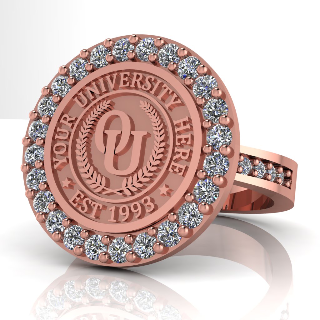 Circum | Channel Core Band Custom Collage Ring