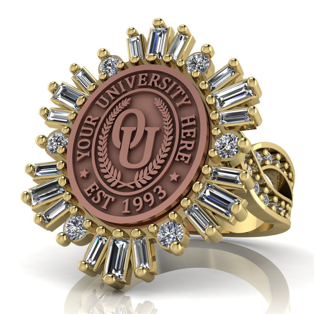 Tramontana Oval | Infinity Pave Band 2 Custom Collage Ring