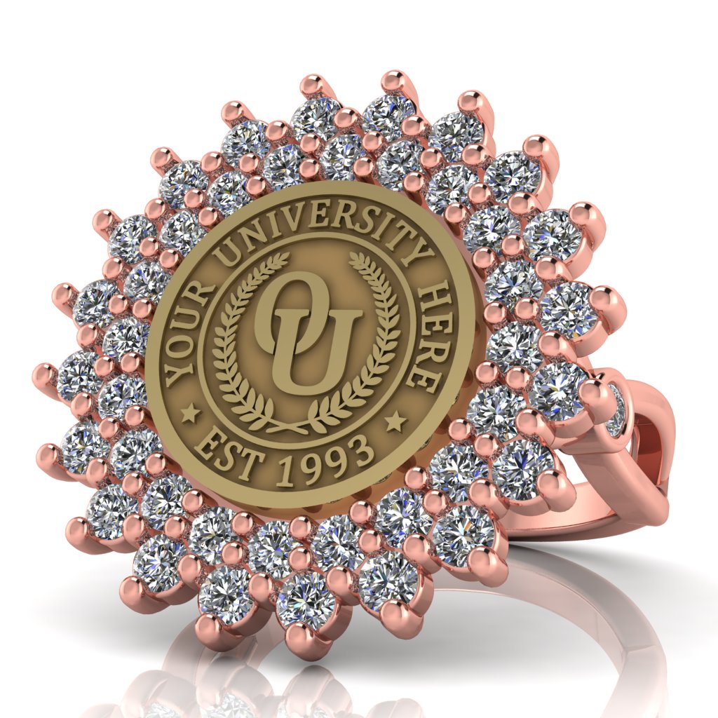 Splendid | Infinity Bezel Band Custom Collage Ring