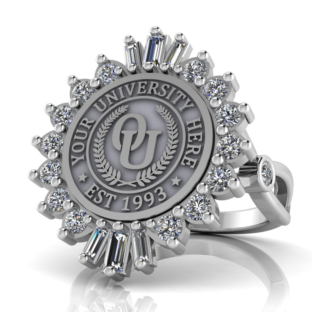 Seren | Infinity Bezel Band Custom Collage Ring