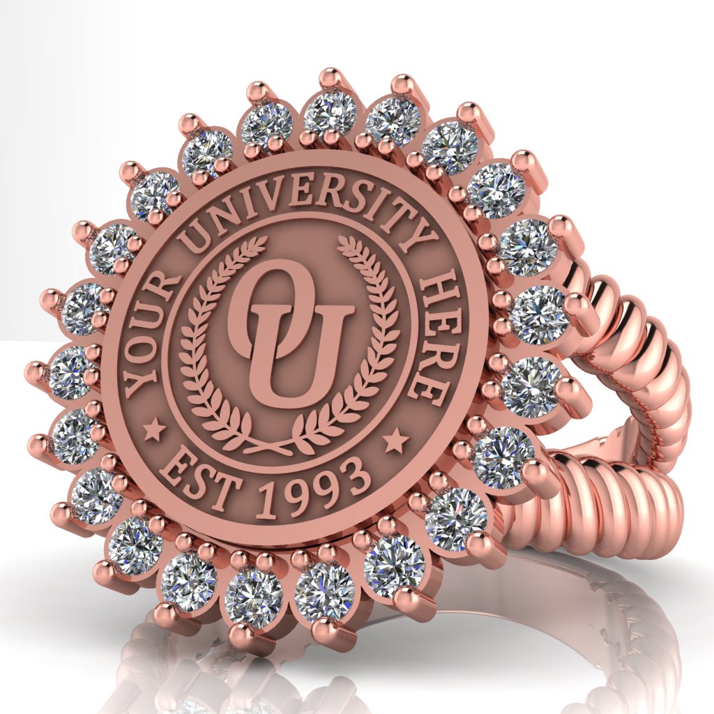 Serku | V-Rope Band Custom Collage Ring