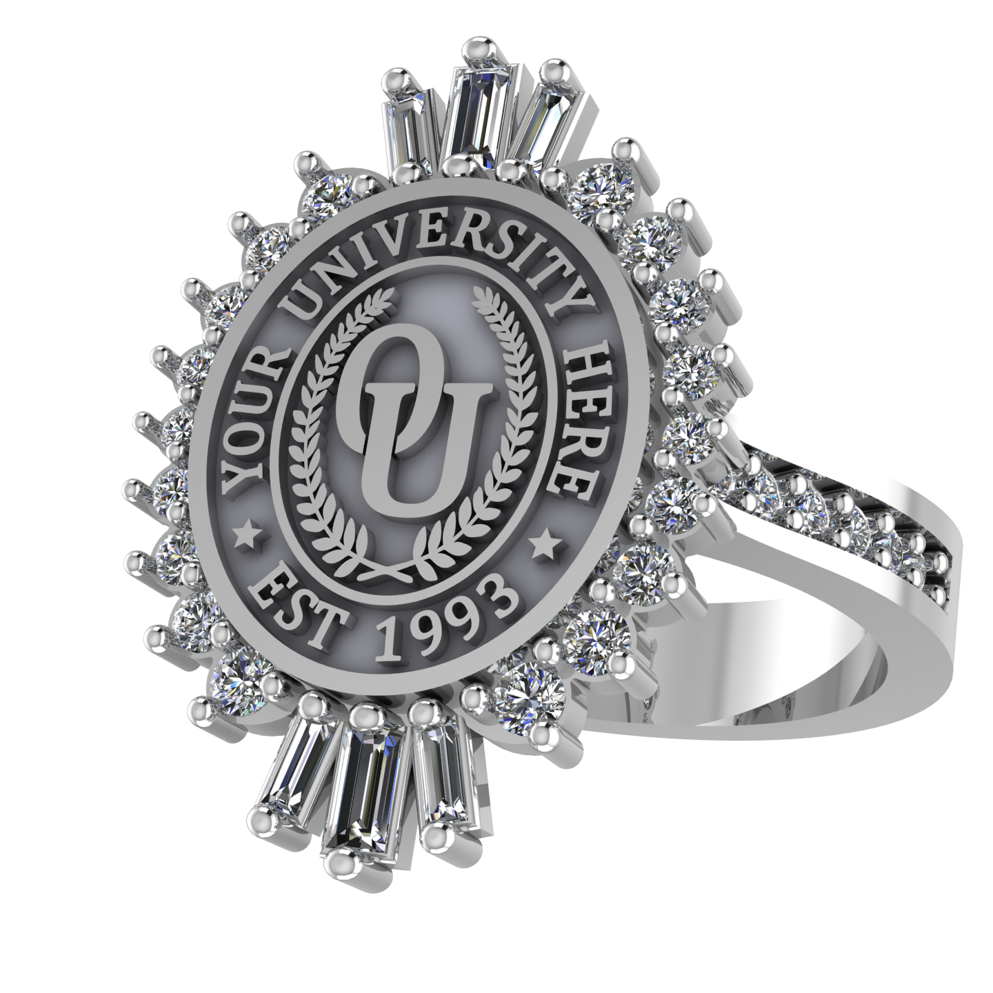 Seren Oval | Custom Collage Ring