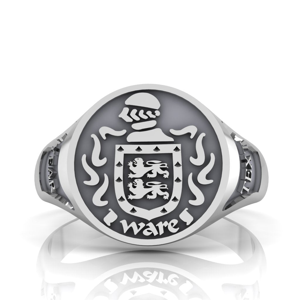Personalized Family Crest Ring