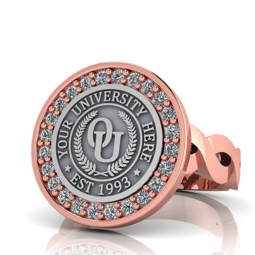 Agonisch | Infinity Loop Band Custom College Ring