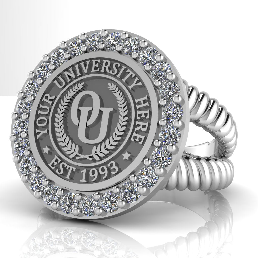 Circum | V-Rope Band Custom Collage Ring