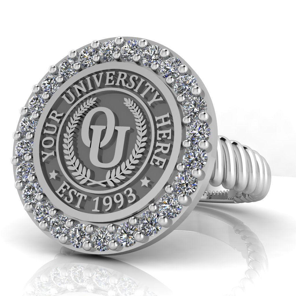 Circum | Rope Core Band Custom Collage Ring