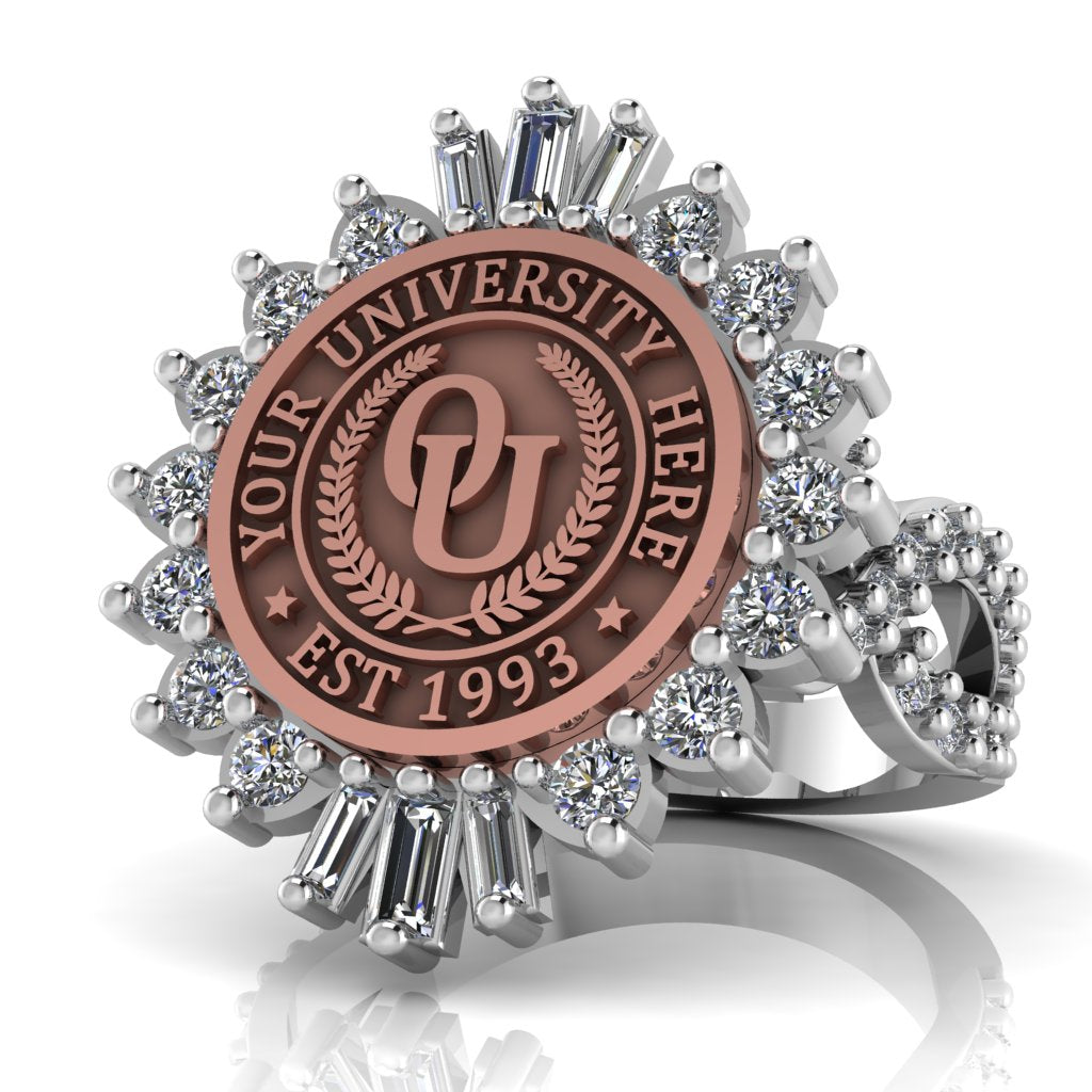 Seren | Infinity Pave Band Custom Collage Ring