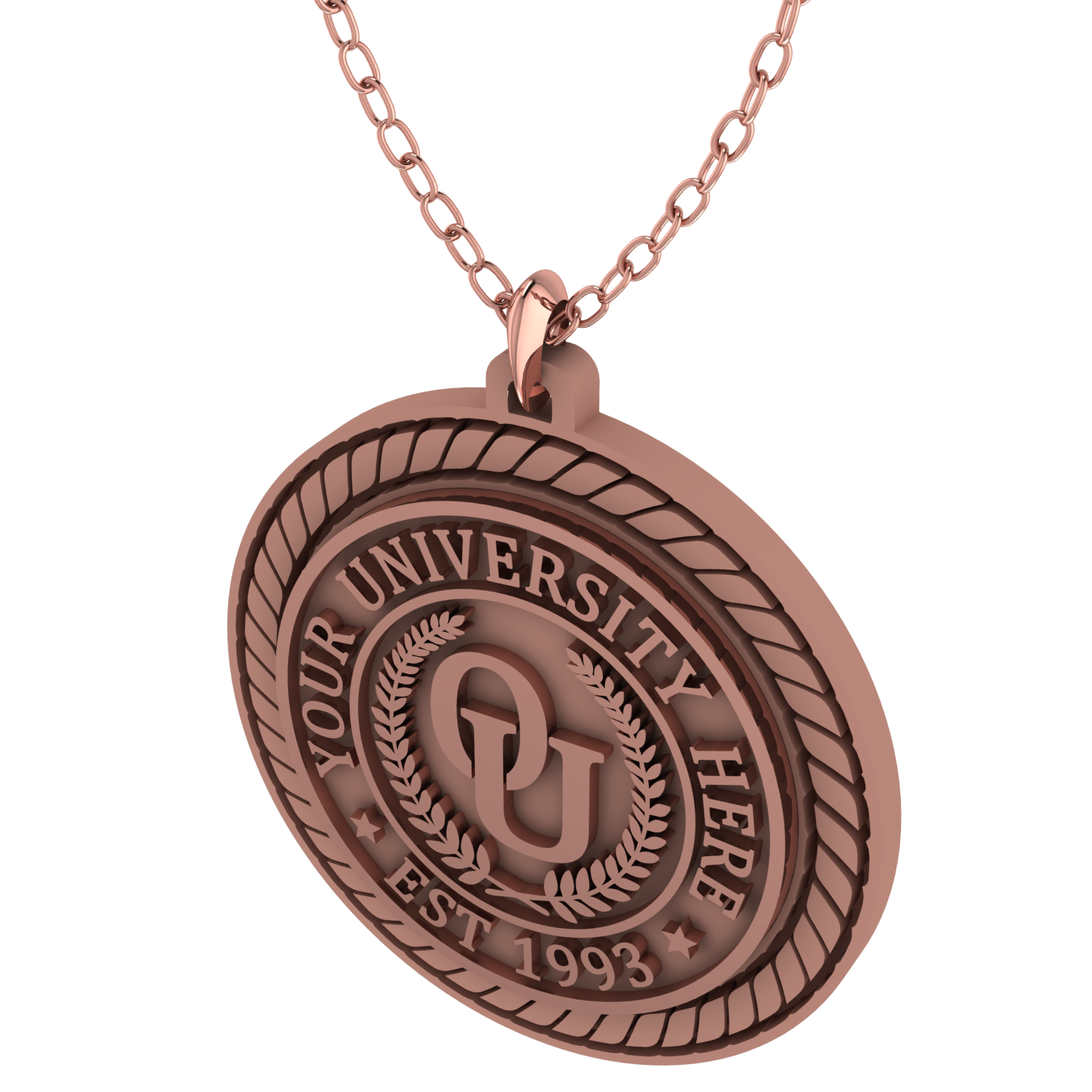 Circum Rope | Custom Unisex University Pendant