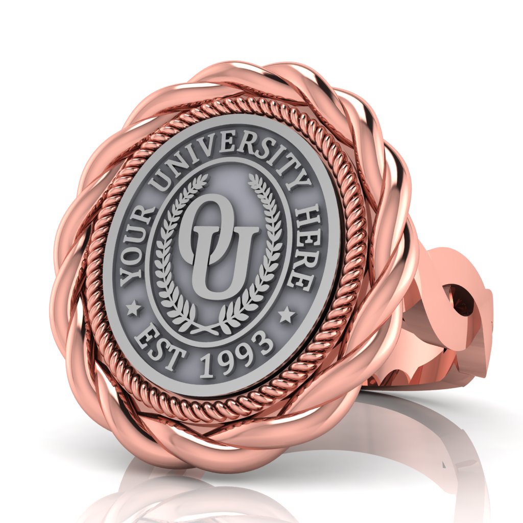 Melipat | Infinity Loop Band Custom College Ring