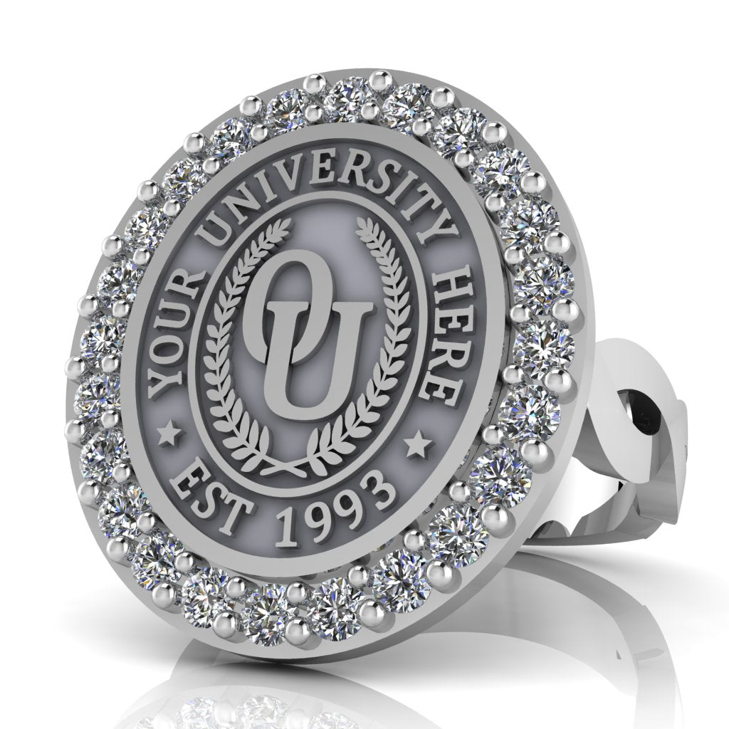 Circum Oval | Infinity Loop Band Custom Collage Ring