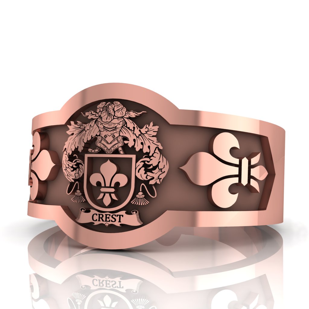 Personalized Family Crest Ring