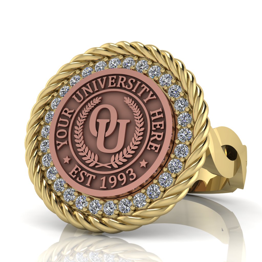 Arrecerat | Infinity Loop Band Custom Collage Ring