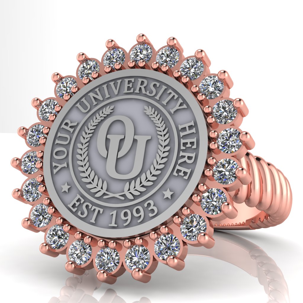 Serku | Rope Core Band Custom Collage Ring