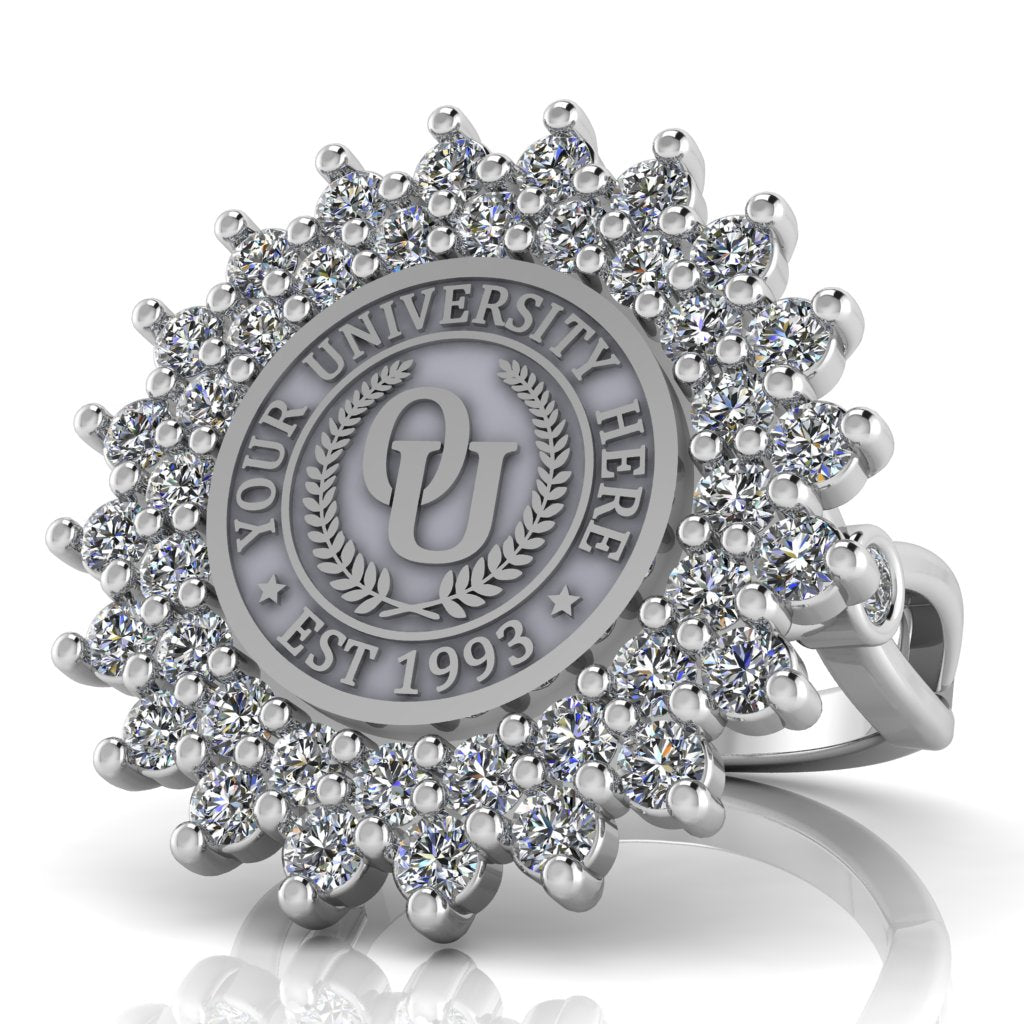 Splendid | Infinity Bezel Band Custom College Ring
