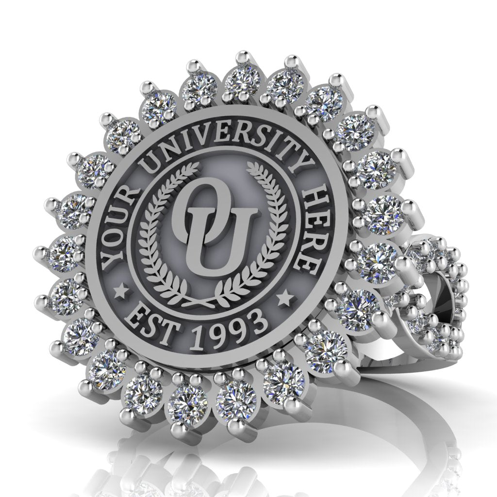 Serku | Infinity Pave Band Custom Collage Ring