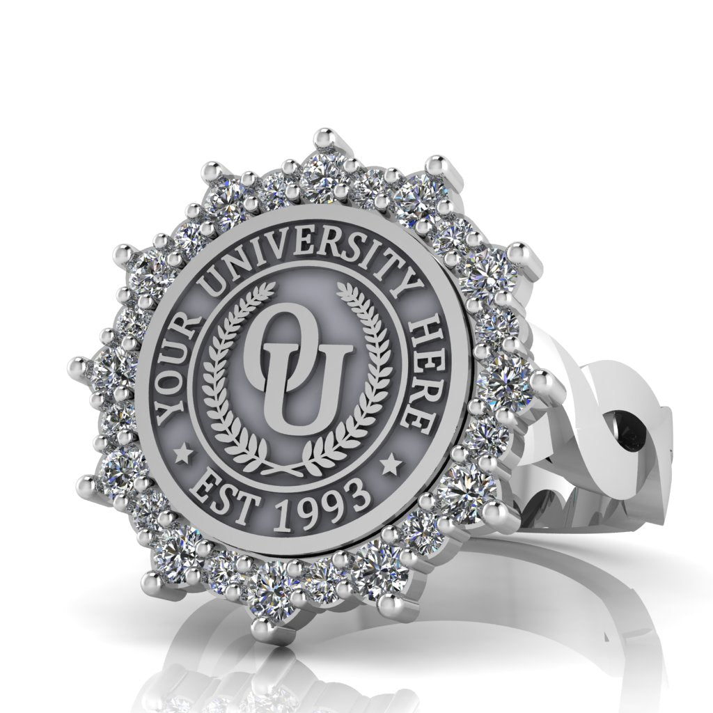 Attraente | Infinity Loop Band Custom College Ring