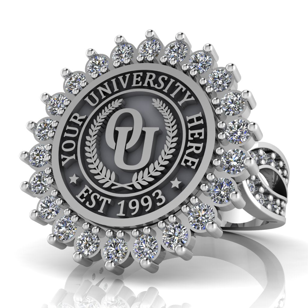 Serku | Infinity Pave Band Custom Collage Ring