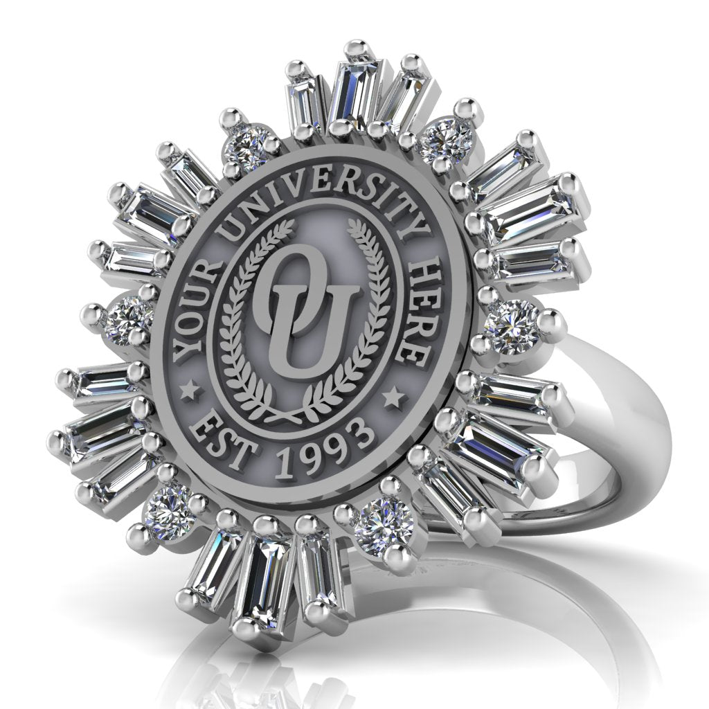 Tramontana Oval | Classic Dome Band Custom Collage Ring