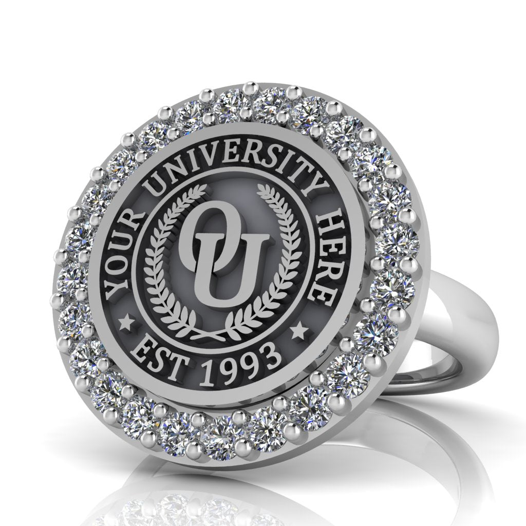 Circum | Classic Dome Band Custom Collage Ring