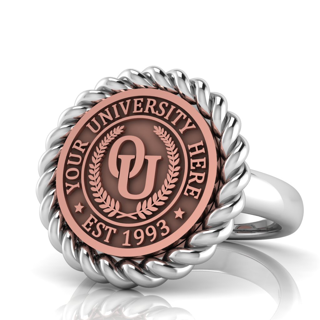 Lubid | Classic Dome Band Custom Collage Ring