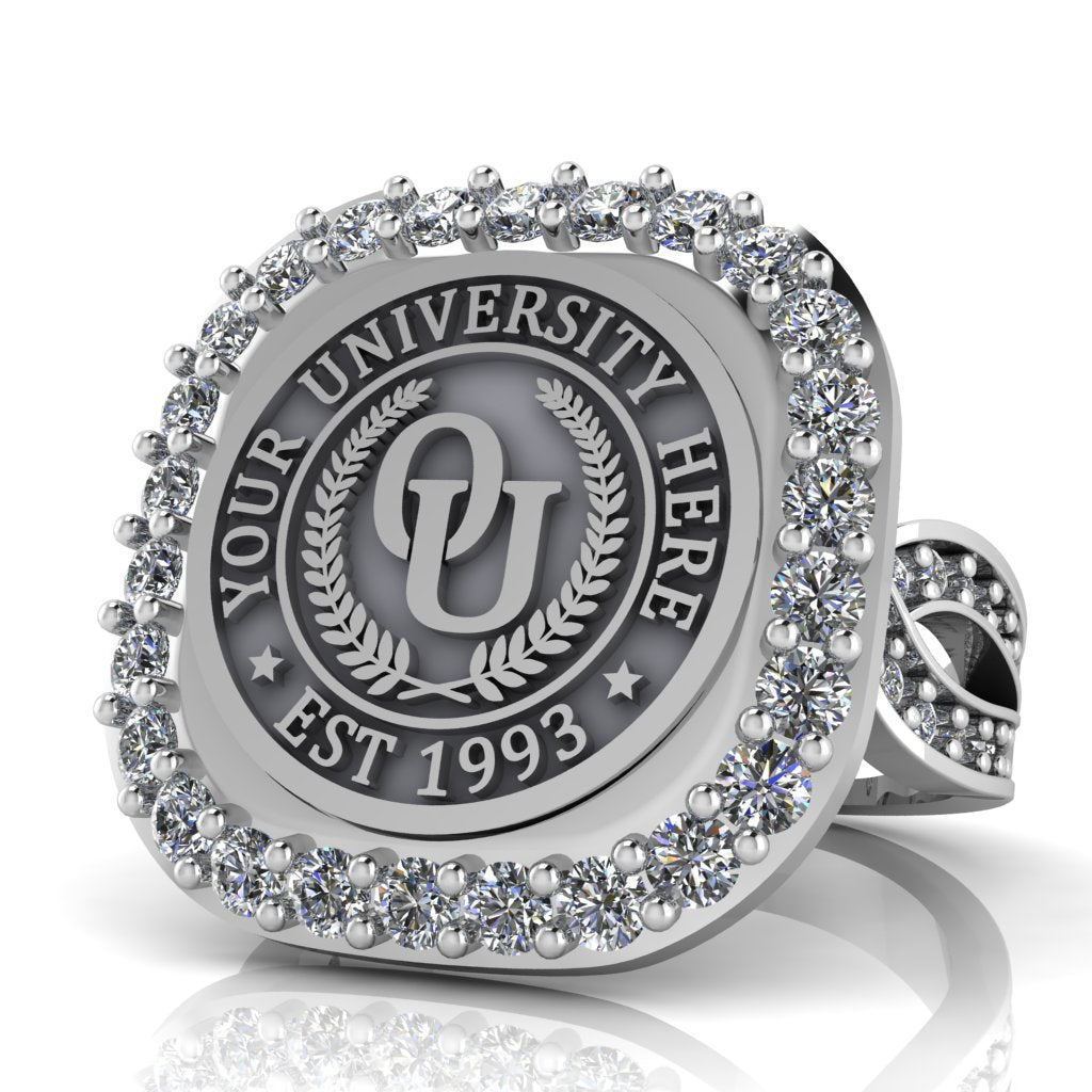 Radius | Infinity Pave Band Custom Collage Ring