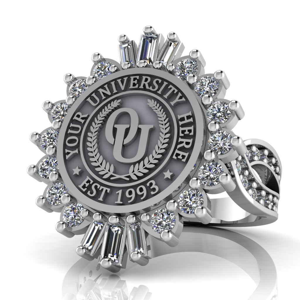 Seren | Infinity Pave Band Custom Collage Ring