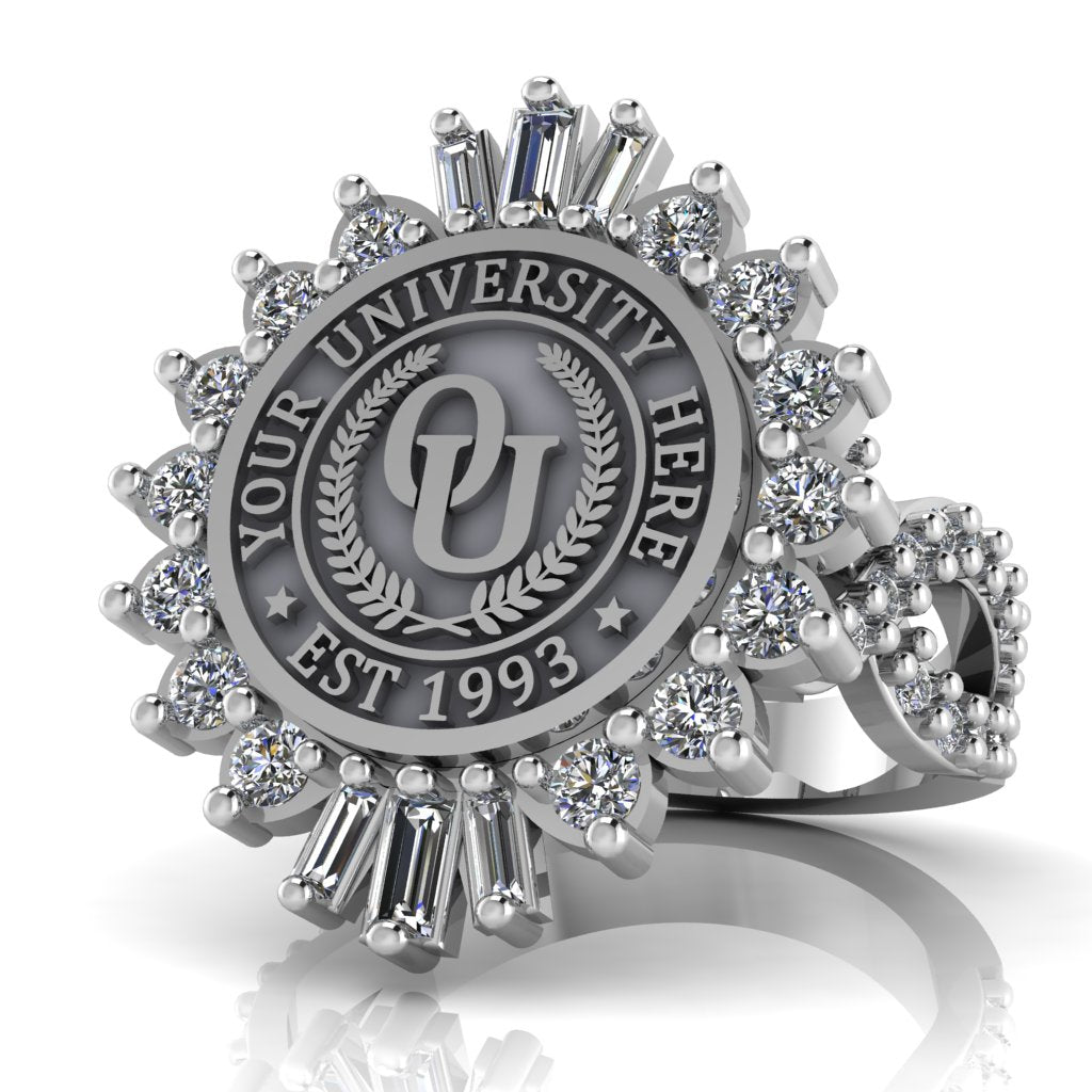 Seren | Infinity Pave Band Custom Collage Ring