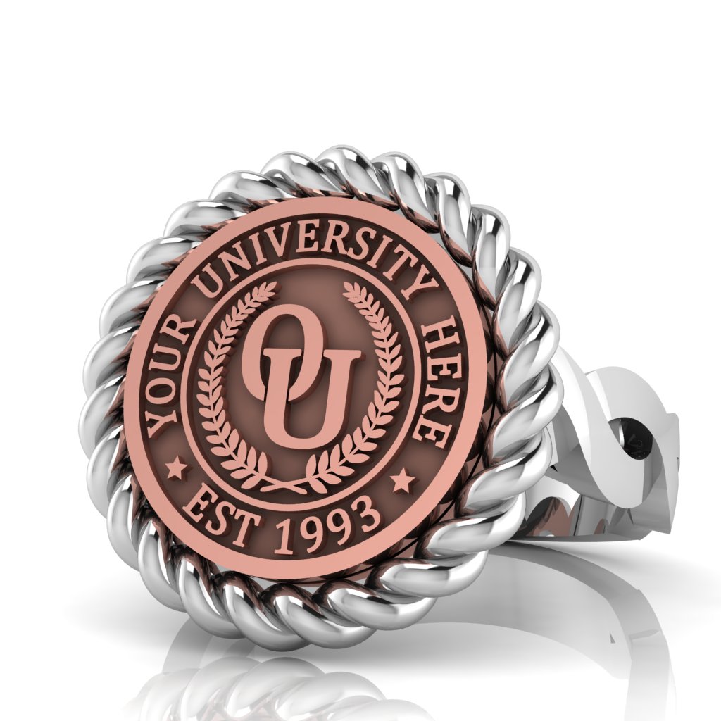 Lubid | Infinity Loop Band Custom College Ring