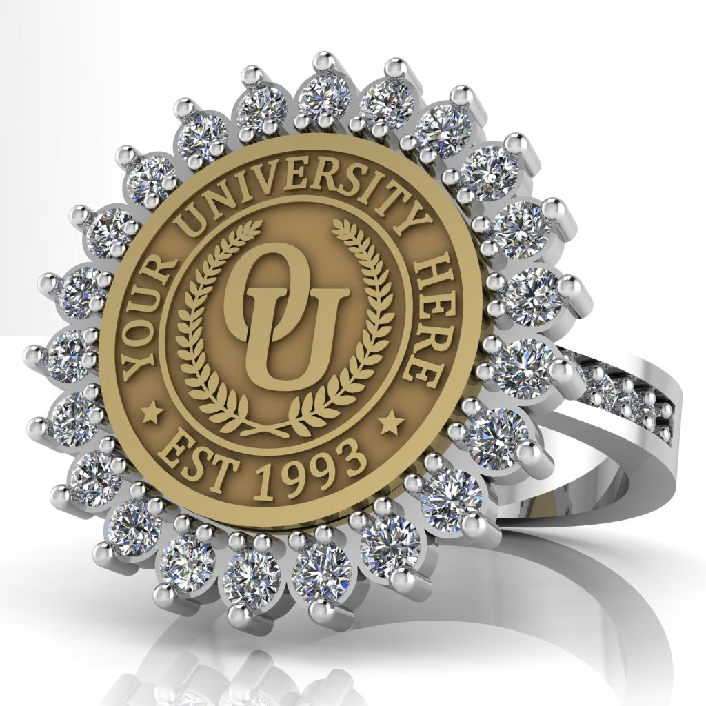 Serku | Channel Core Band Custom College Ring