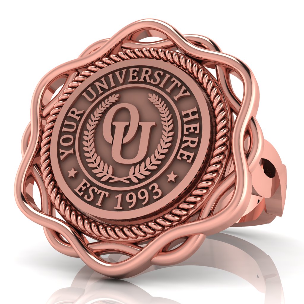 Slanga | Infinity Loop Band Custom College Ring