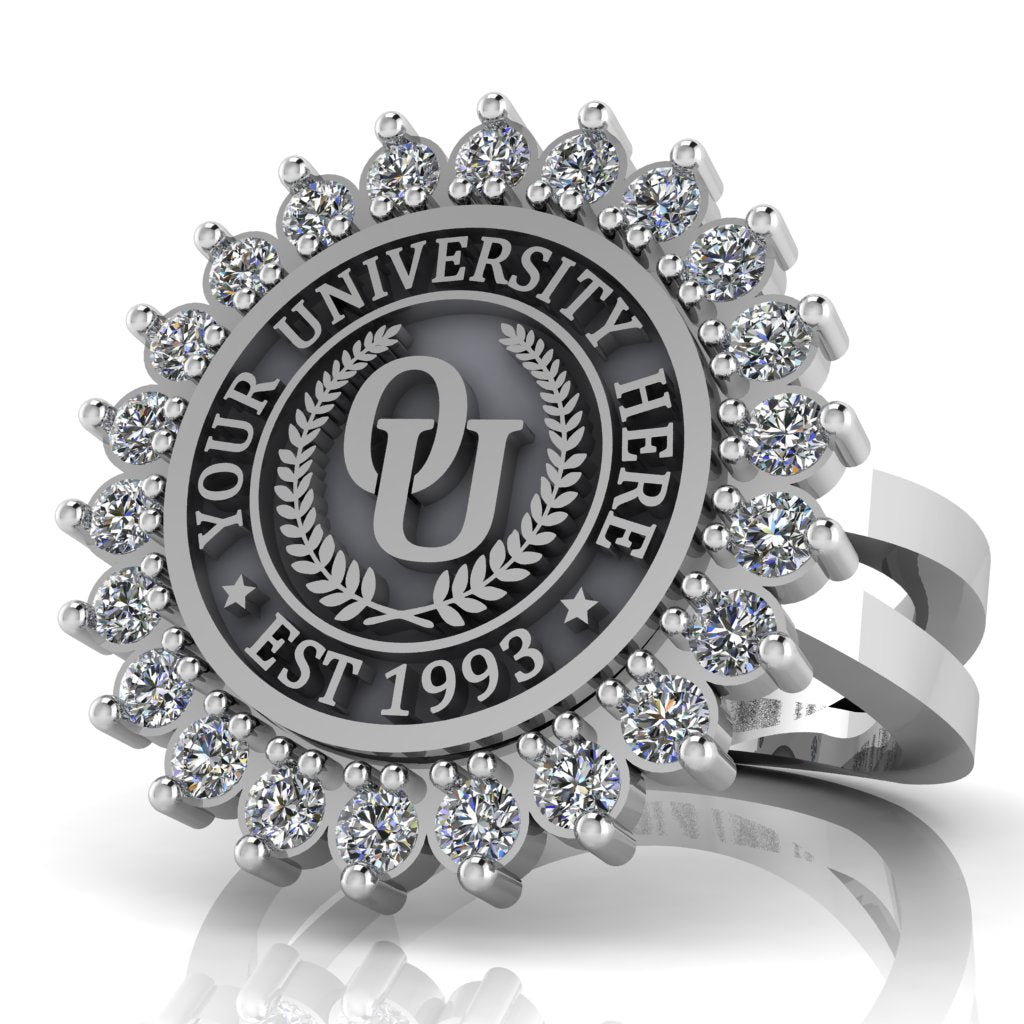 Serku | Knife Edge Band Custom Collage Ring