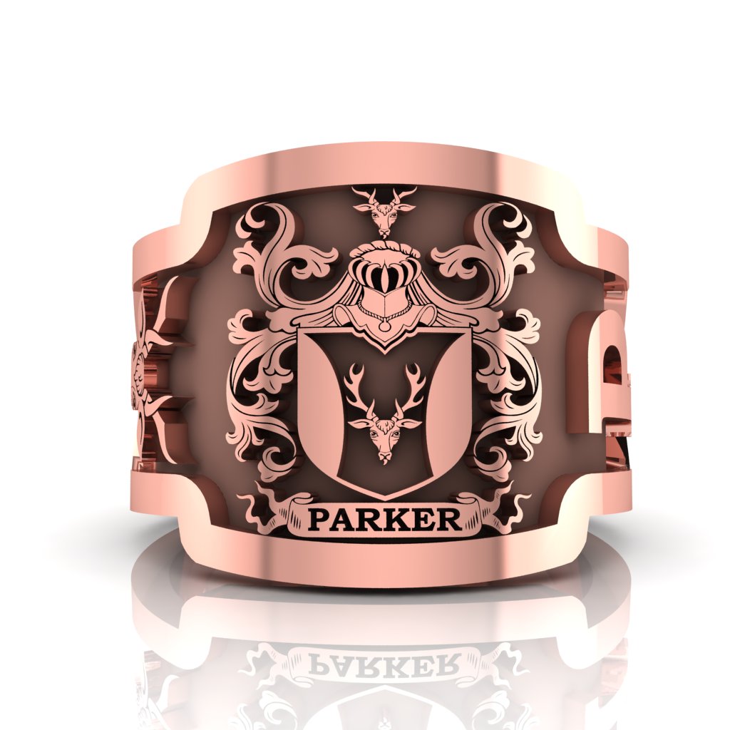 Personalized Family Crest Ring