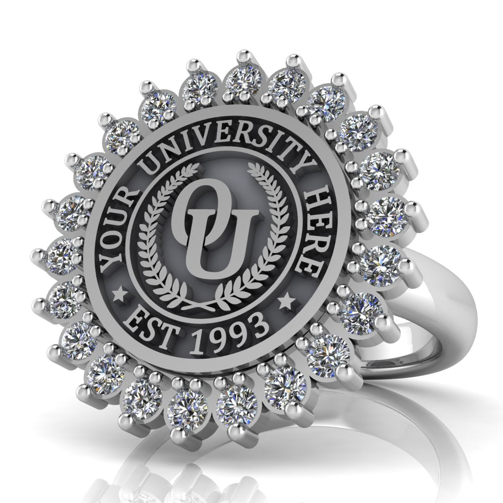 Serku | Classic Dome Band Custom Collage Ring