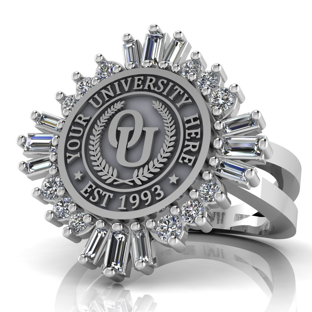 Tramontana | Knife Edge Band Custom Collage Ring