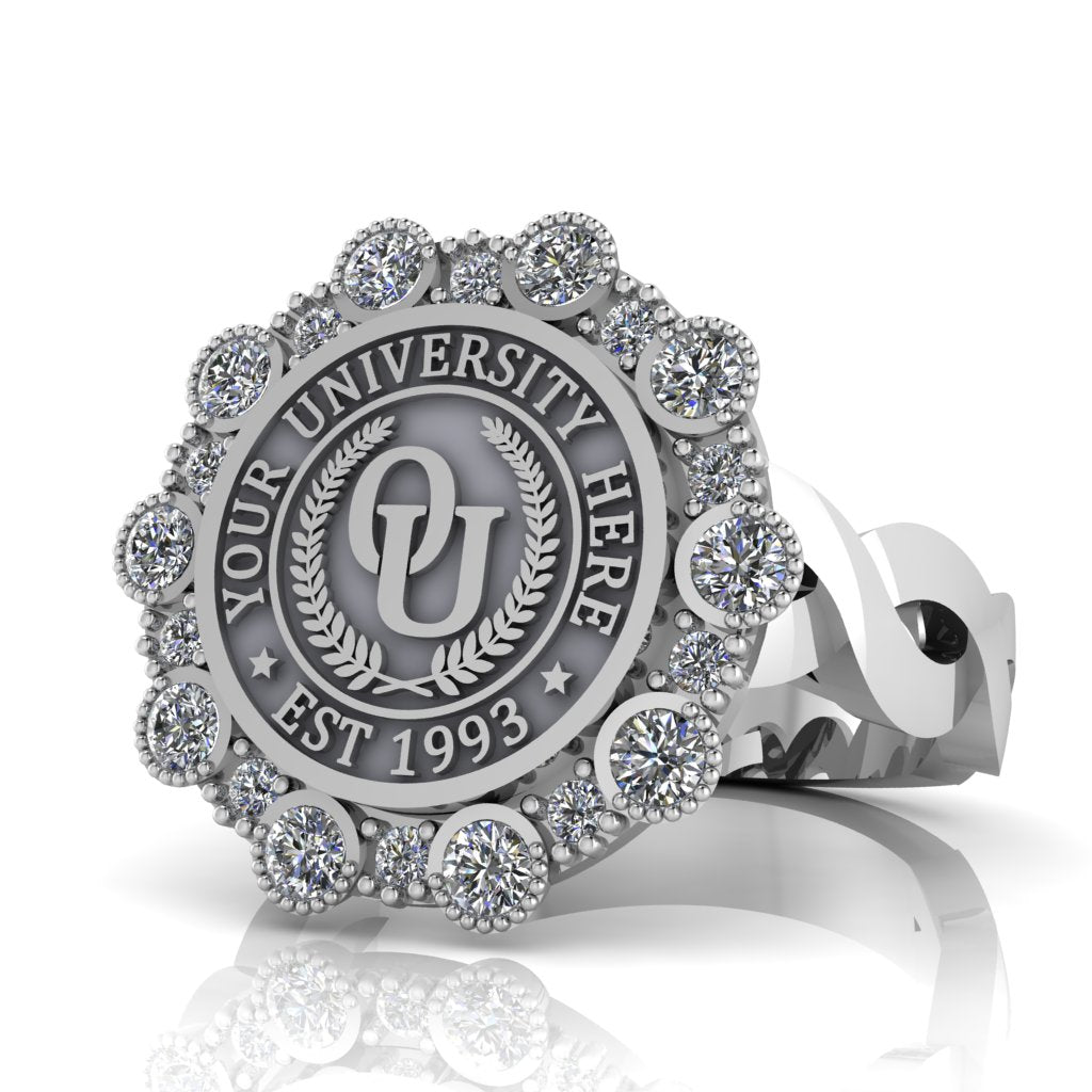 Belgi | Infinity Loop Band Custom College Ring