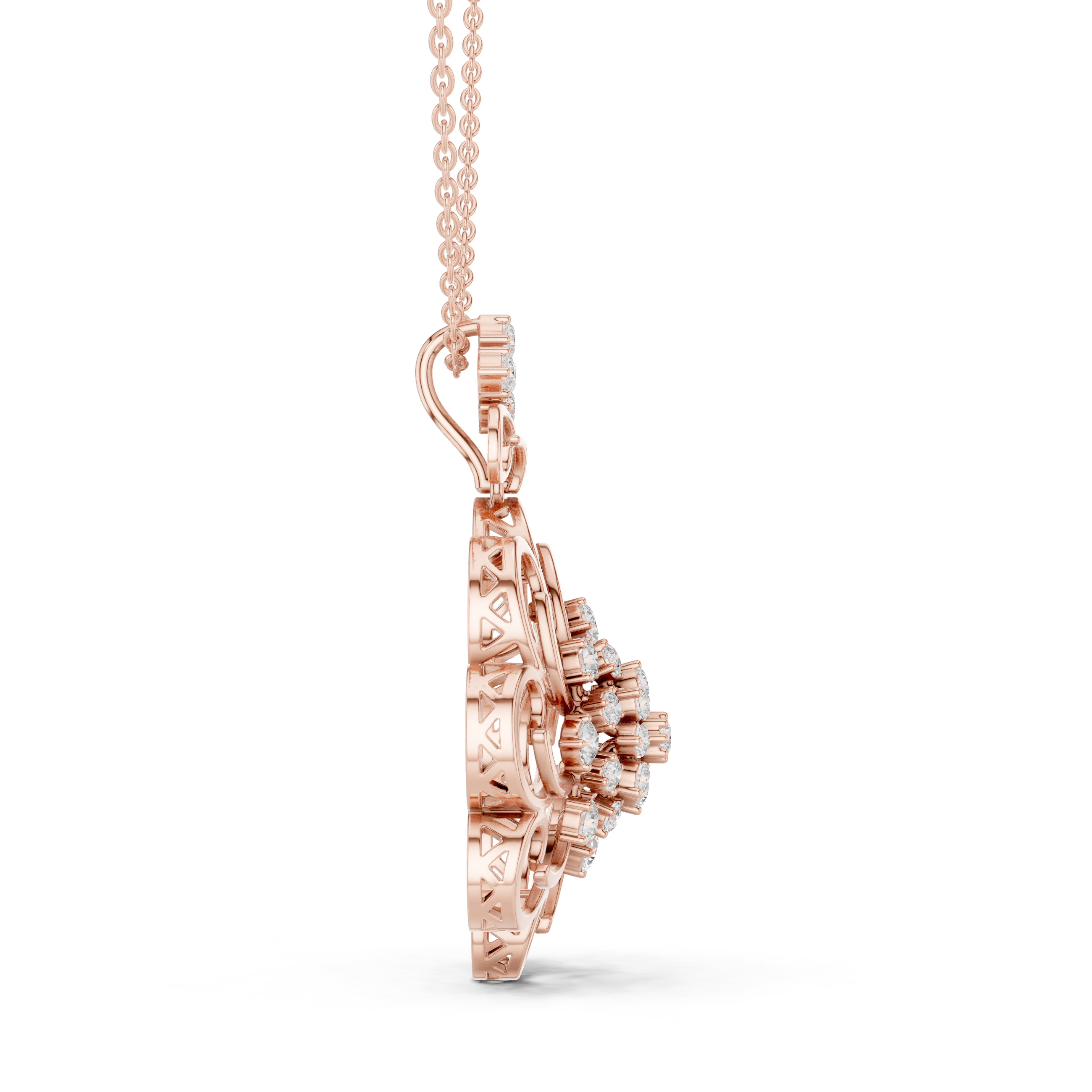 Royal Blossom Diamond Pendant