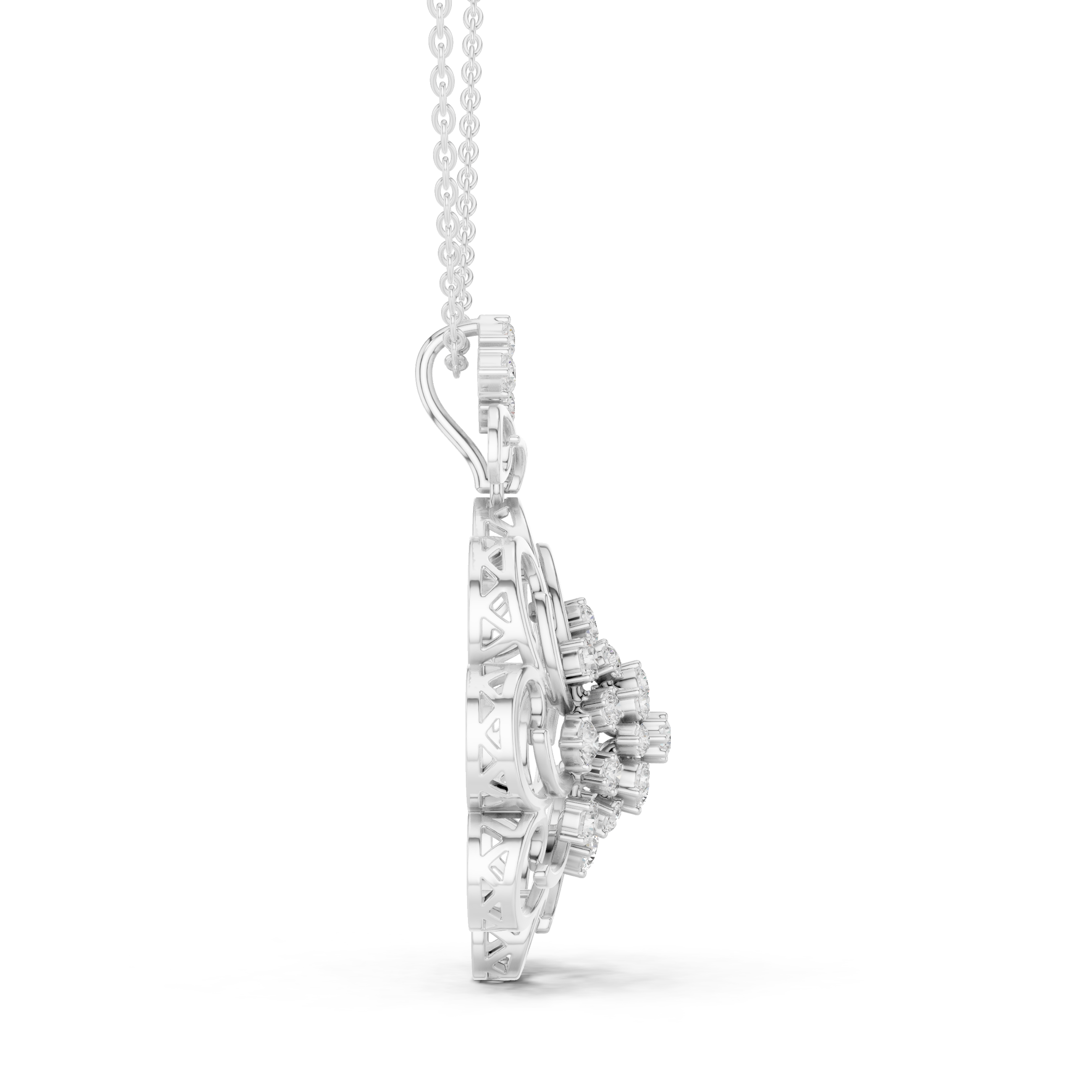 Royal Blossom Diamond Pendant