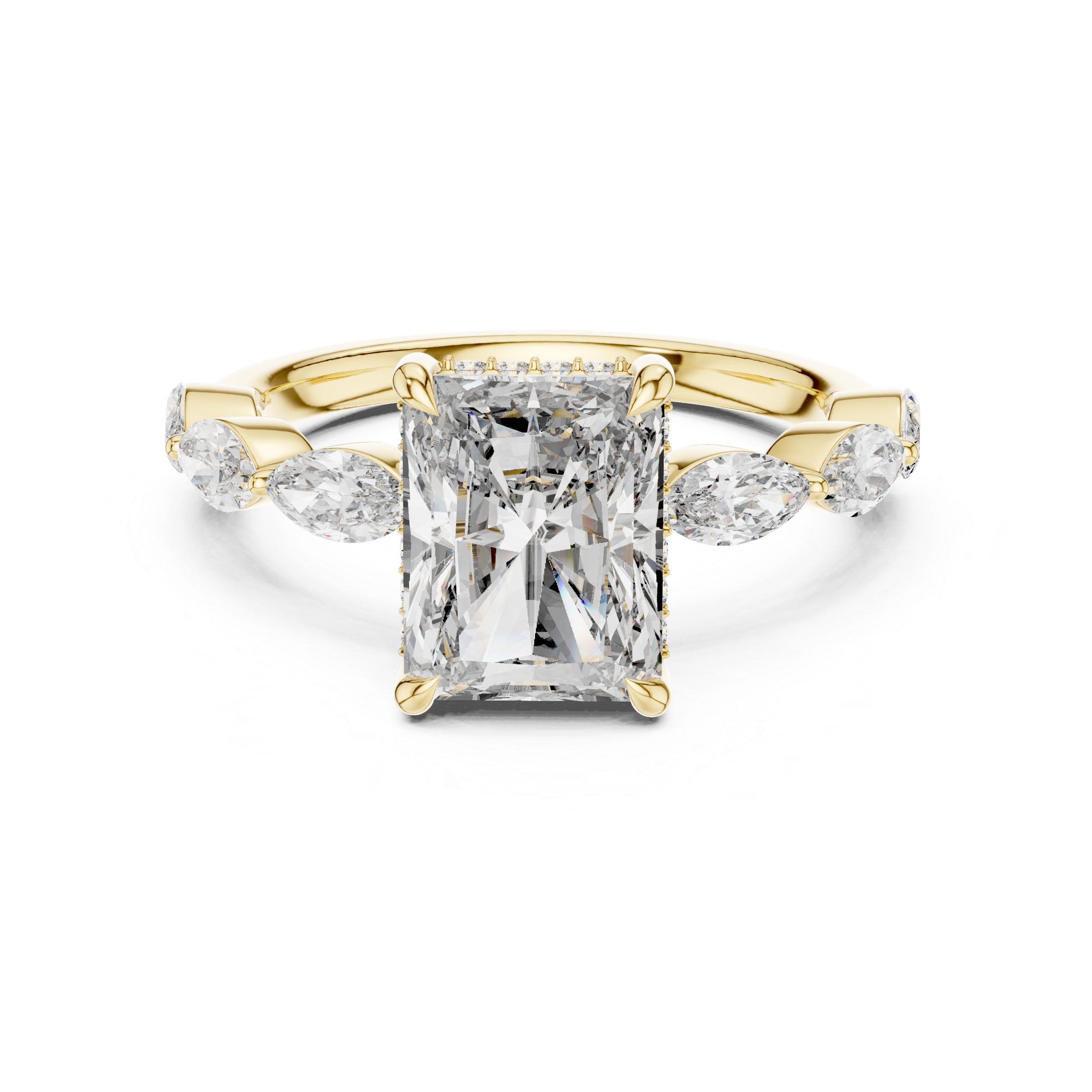 Radiant Cut Diamond Ring