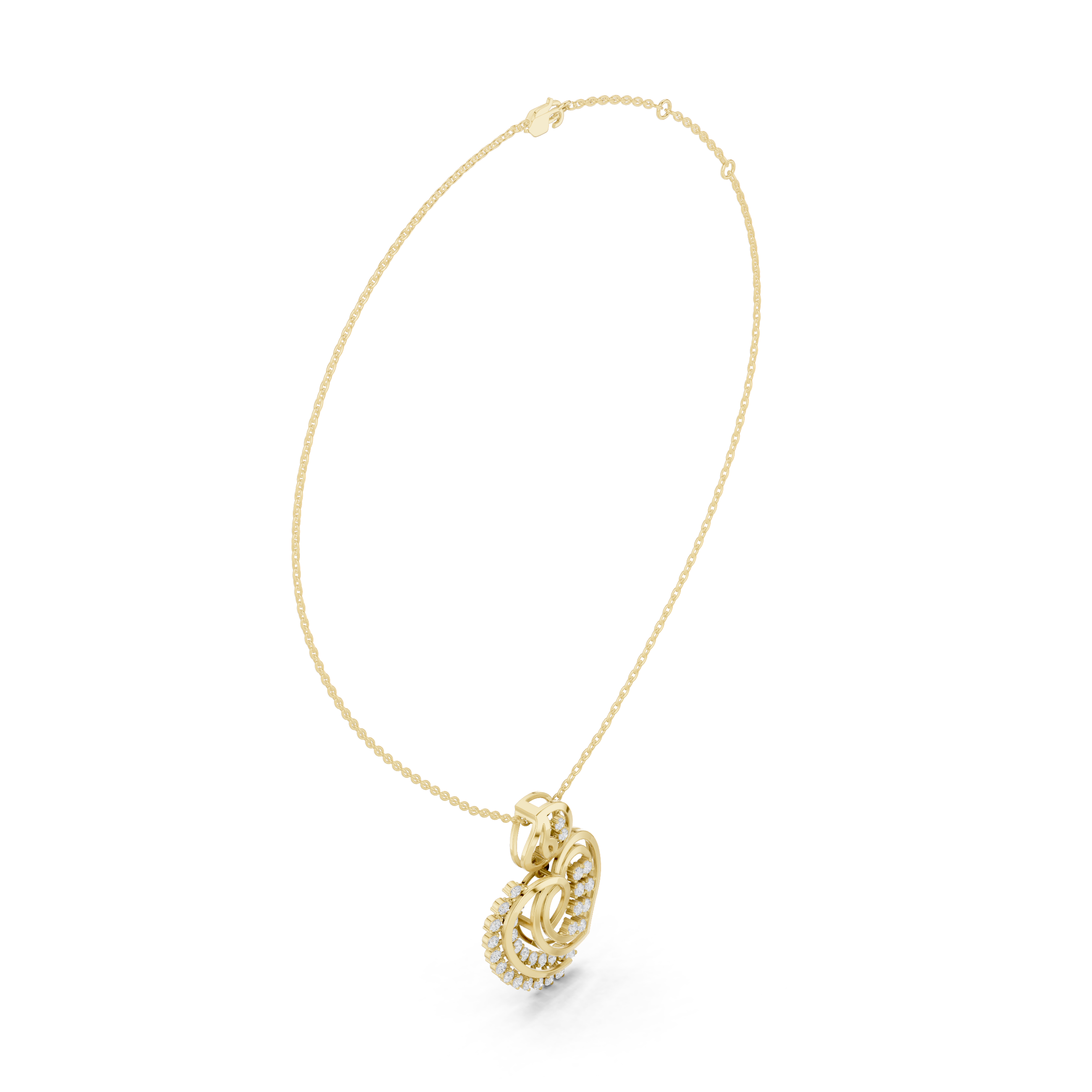Royal Heart Diamond Pendant