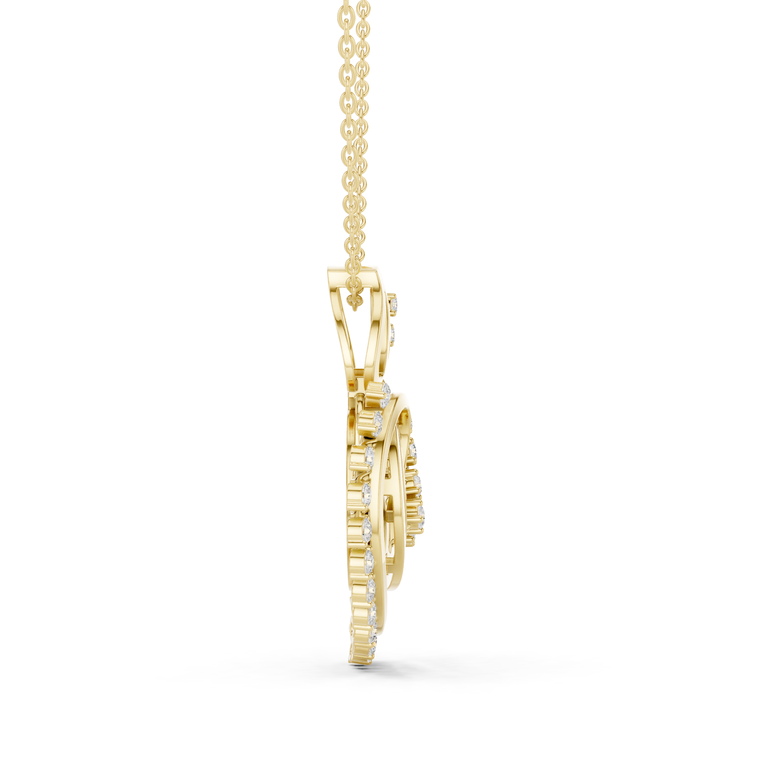 Royal Heart Diamond Pendant