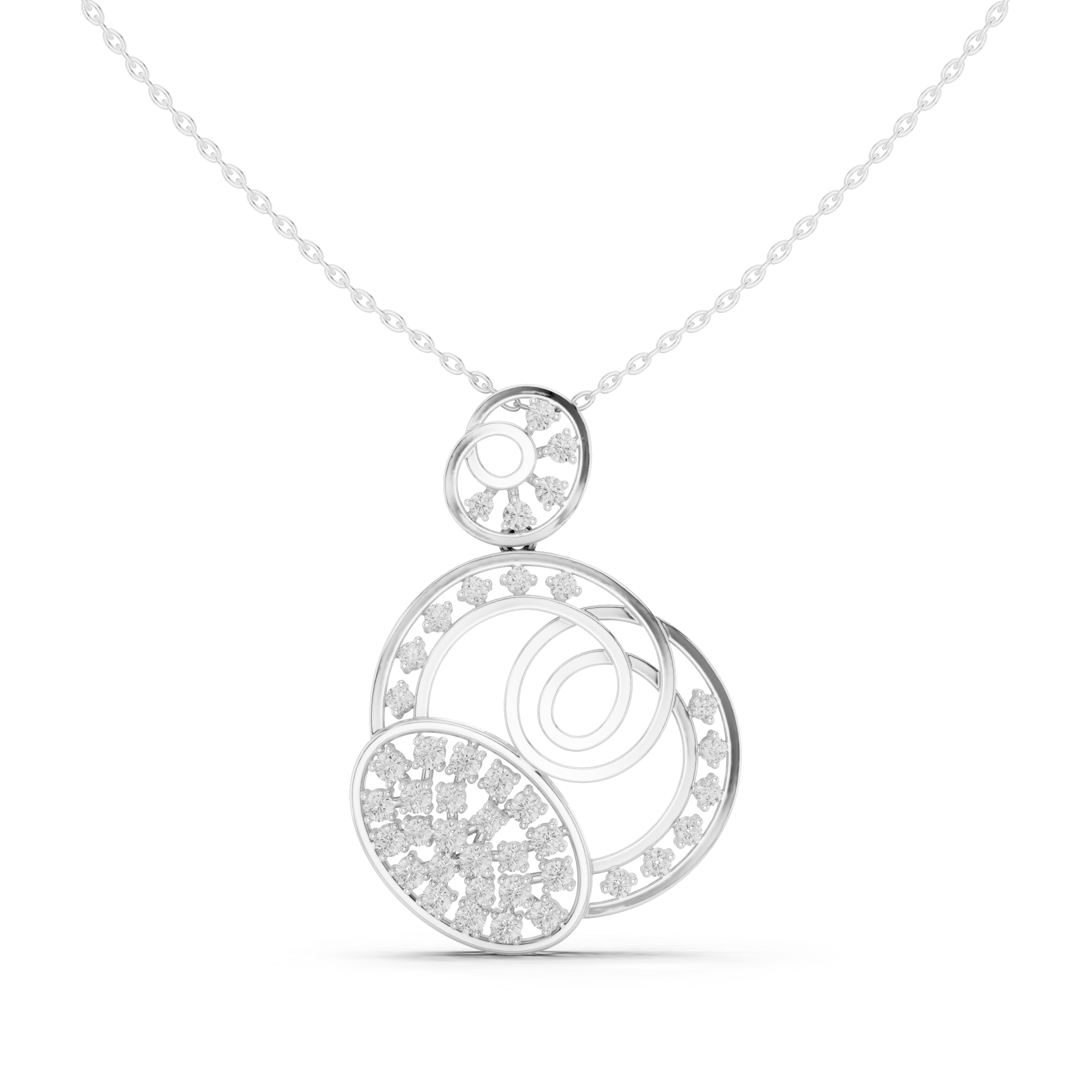 Royal Circle Diamond Pendant