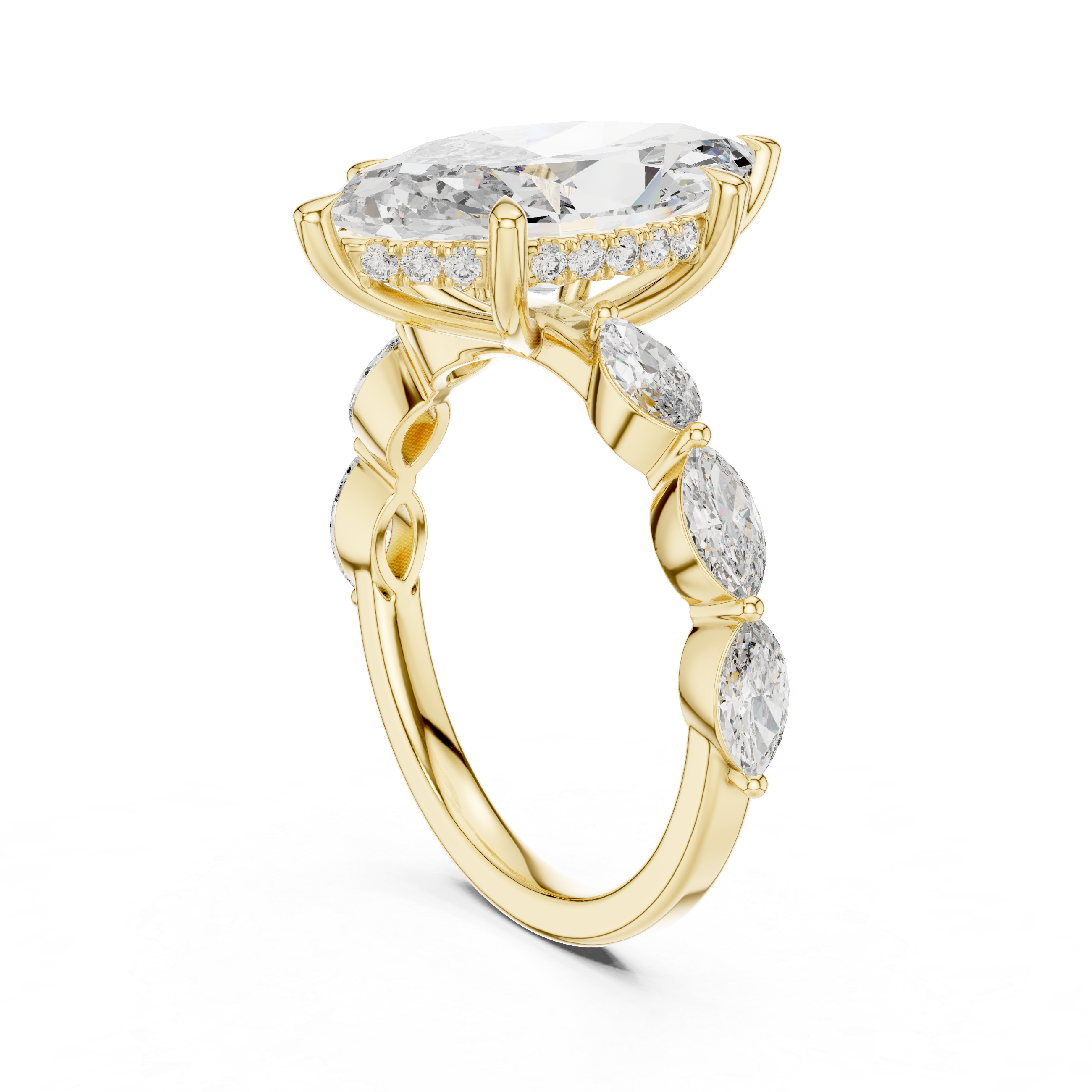 Luxury Marquise Diamond Ring