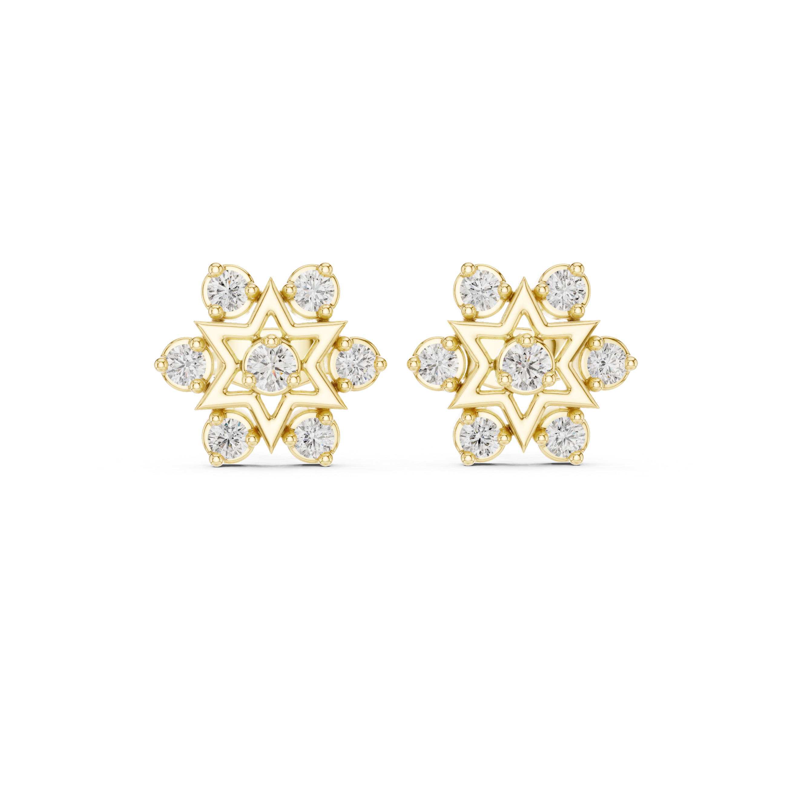 Luxury Star Diamond Earrings