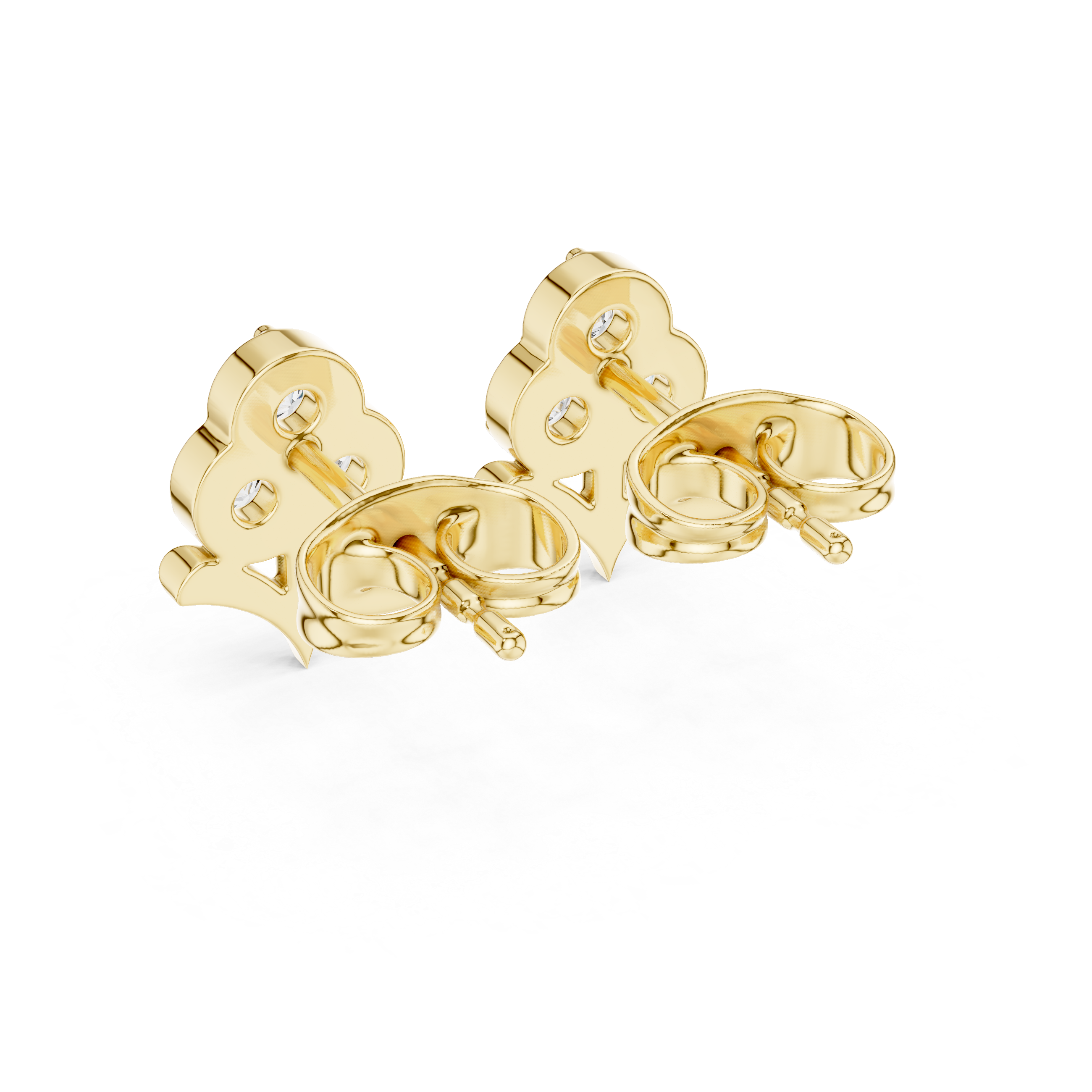 Luxury Diamond Flower Earrings