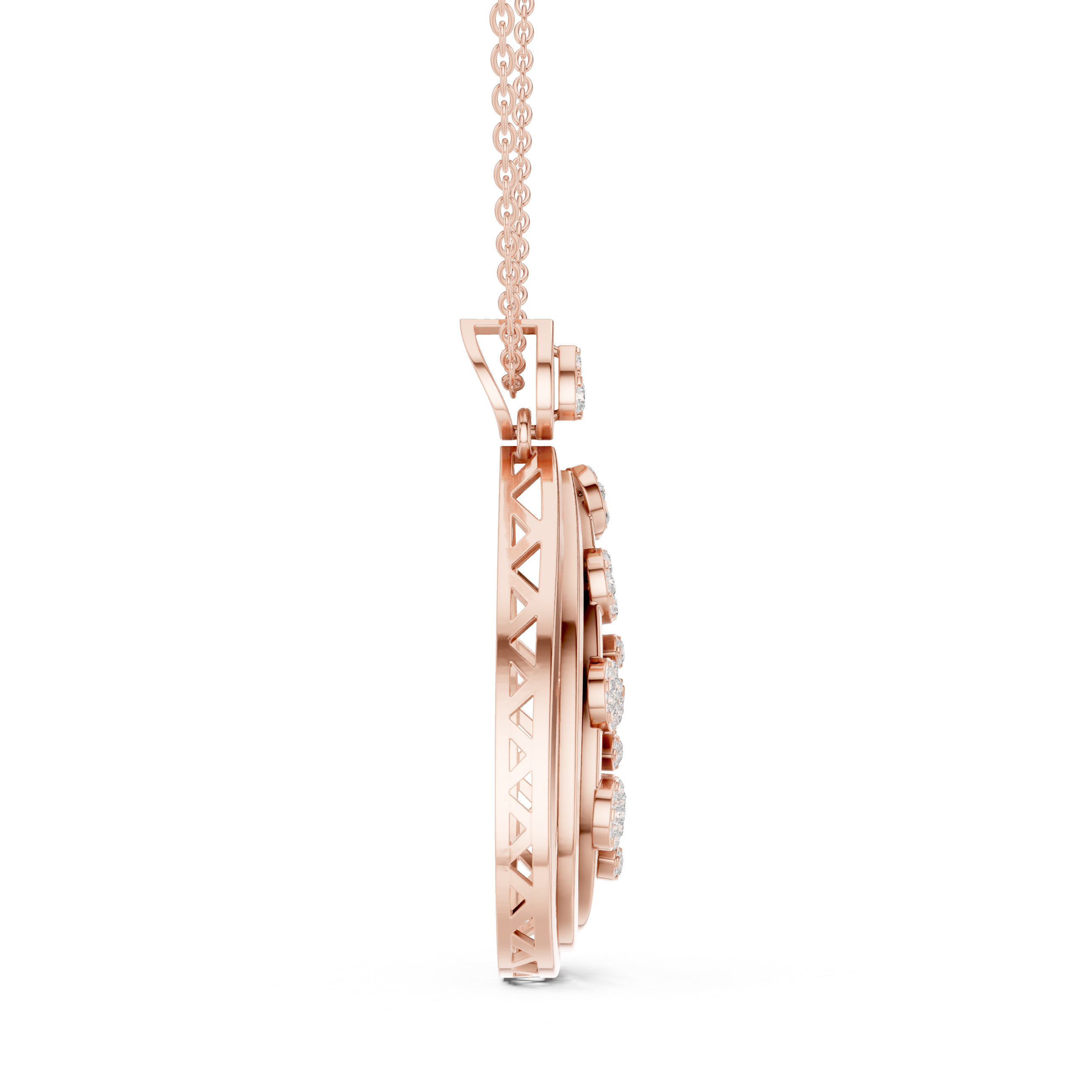 Luxury Diamond Teardrop Pendant